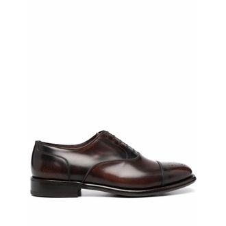 Ferragamo Perforated-Design Oxford Shoes