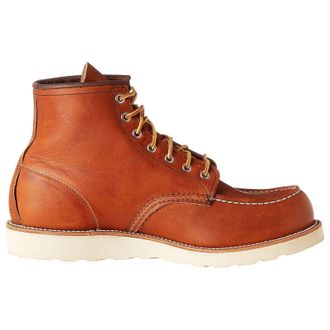 Red Wing Shoes 6 Inch Classic Moc Toe Leather Mens Ankle Boots - UK 8.5 - US 9.5 Men - EU 42.5 - Oro Legacy - Size:UK 8.5
