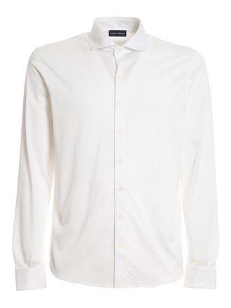 Paolo Fiorillo White Cotton Classic Dress Shirt