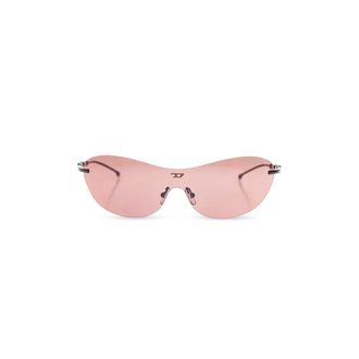 Diesel Sunglasses, unisex, Pink, Size: 35 MM Iconic Oval Sunglasses