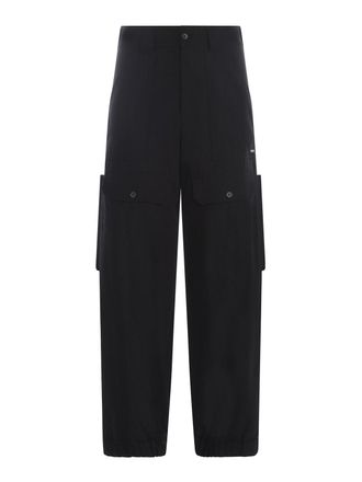 Msgm M. S.G. M. Trousers In Cool Wool