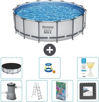 Bestway Piscina Bestway Steel Pro Max Redonda - 488x122 Cm - 8-piezas S525