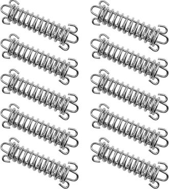 OEM Hebilla De Cuerda De Resorte Para Tienda De Campa&ntilde;a, 20 Piezas De Tensor De Resorte De Acero Inoxidable, Para Tienda De Campa&ntilde;a, Vela De Sombra