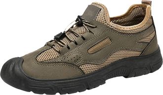 Generic Mens Barefoot Hiking Shoes, Outdoor Shoes with Laces, Trekking Shoes, Mesh Sports Shoes, Breathable Trainers, Vintage Trainers, Non-Slip Casual Shoes,