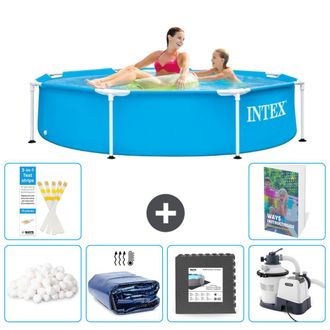 Intex Piscina Con Estructura Redonda - 244x51 Cm - 7-piezas S31