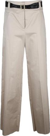Marella Soraia Wide-Leg Pants - Beige