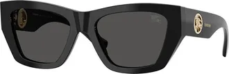 Burberry BE4492 300187 Womens Sunglasses Black Size 54