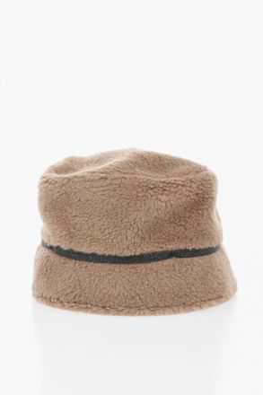 Brunello Cucinelli Teddy Bucket Hat With Jewel Detail Brunello Cucinelli