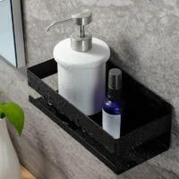 OEM Estante De Ducha Sin Taladrar, Estante De Ba&ntilde;o Autoadhesivo, Acero Inoxidable Sus304 (negro) - Crezuo