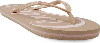 Candie's Reedley Flip Flop in Natural at Nordstrom, Size 10