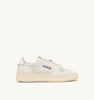 Autry SNEAKERS MEDALIST EASEKNIT LOW IN MAGLIA COLORE IVORY