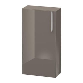 Duravit Armario Semi Alto Duravit Vero, 1155, Bisagra De Puerta Izquierda, 500mm, Color (frente/cuerpo): Laca De Color Gris Franela De Alto Brillo - Ve1155l89