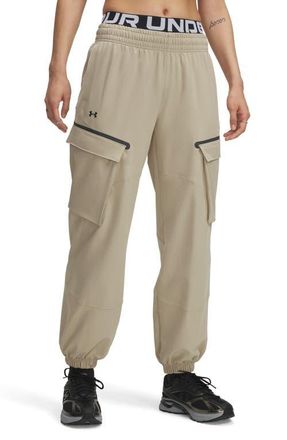 Under Armour Unstoppable Cargo Pants in City Khaki //Black at Nordstrom, Size Xx-Large