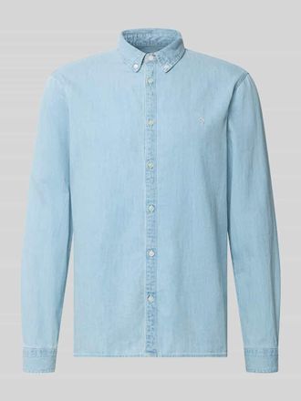 Review Regular Fit Freizeithemd in Denim-Optik in Blau, Gr&ouml;&szlig;e XXL