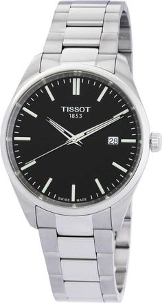 Tissot PR 100 Quartz Black Dial Mens Watch T1504101105100