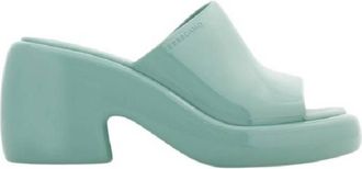 Ferragamo Deva Chunky Rubber Slides, Size 10