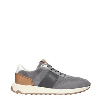 Tod's Tods Männers Sneakers Graues Wildleder/Natur