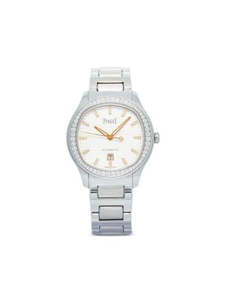 Piaget Polo Date 36mm - women - stainless steel - One Size - Silver