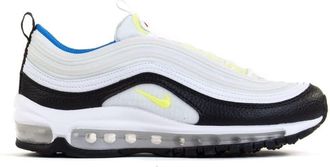 Nike Air Max 97 GS Running Trainers DQ0980 Sneakers Shoes (UK 5 US 5.5Y EU 38, White Lemon Twist 100)