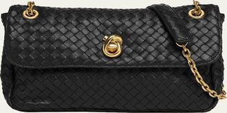 Bottega Veneta Madison Intrecciato Leather Shoulder Bag