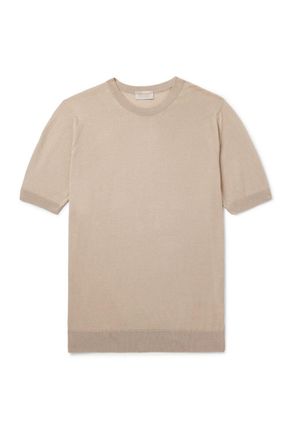 John Smedley Coulter Slim-Fit Organic Cotton and Cashmere-Blend T-Shirt