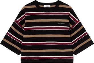 TOMBOY T-shirt a righe - Nero