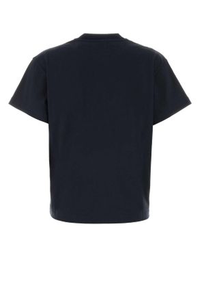 Jil Sander Womens Midnight Blue Cotton T-Shirt 402 Exterior Exterior: T-shirts And Polos