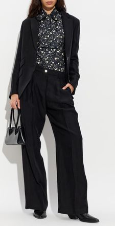 R13 Shirt With Print, Womens, Black