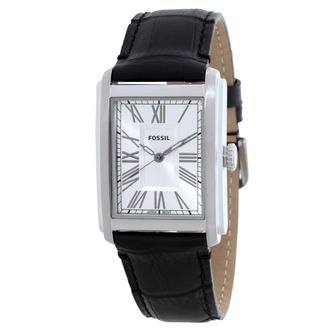 Fossil Carraway Quartz Silver Dial Mens Watch FS6078