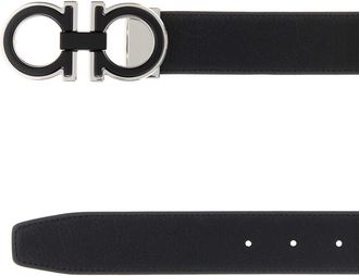 Ferragamo Mens Adjus Belt Black Calf