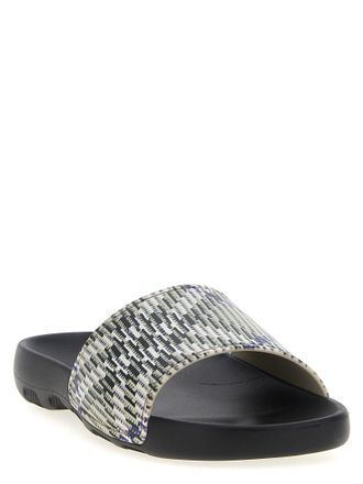 Burberry Dive Check Sandals - Black