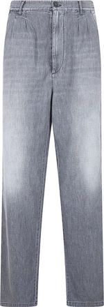 Maison Margiela Straight-leg Jeans - Heren - Regular Fit Jeans - Blauw - M - Katoen - Jeans