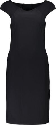 Patrizia Pepe Patrizia Pepe Womens Sheath Dress Short Sleeves Fitted - Black Elastane - Size X-Small