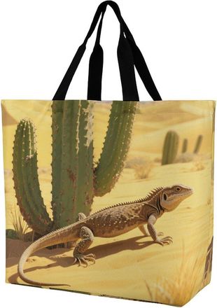 Generic Cactus Shopper Bag Reusable Women Handbag Handle Handbags For Work Picnic College