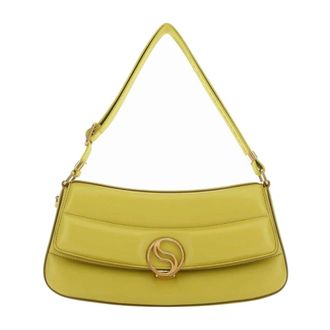 Stella McCartney Stella McCartney, Shoulder Bags, female, Green, Size: ONE SIZE S-Wave Padded Shoulder Bag