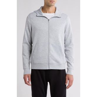 90 Degree by Reflex Scuba Full-Zip Hoodie in Heather Grey at Nordstrom Rack, Size Xx-Large