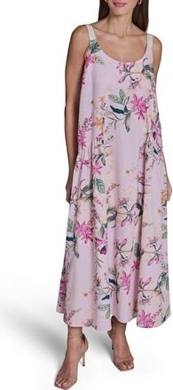 BCBGeneration Floral Maxi Sundress in Shell Multi at Nordstrom, Size 12