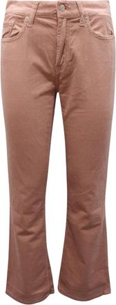 Roy Rogers Fluwelen Bootcut Broek Zandra Hem - Dames - Flared Jeans - Roze - W28 - Jeans