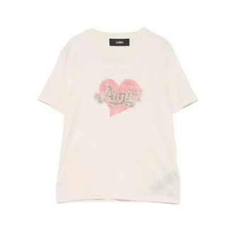 Amiri Mujer, Camisetas, Beige, Talla: S