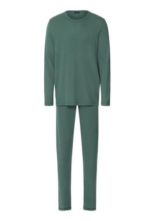 Hanro Smart Sleep Organic Cotton Pajama Set in Herbal Tea at Nordstrom, Size X-Large