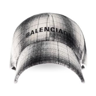 Balenciaga Pet met Klep - Heren - Accessoires - Beige - Maat: S Katoen