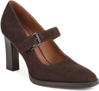 Franco Sarto Shaline Mary Jane Pump in Dark Brown at Nordstrom, Size 5.5