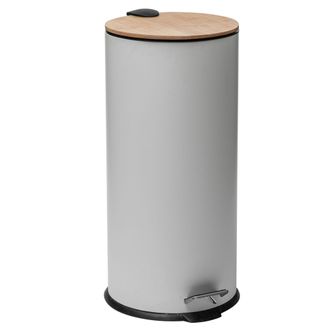5five Simply Smart 5five Simply Smart - Papelera / Cubo De Basura / Contenedor De Residuos Con Pedal 30l Blanco Natureo - Blanco