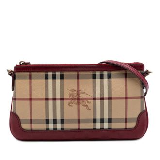 Burberry Pre-owned Burberry Haymarket Check Coated Canvas Peyton Crossbody Ladies G4DNKK5QYMW3KXL4