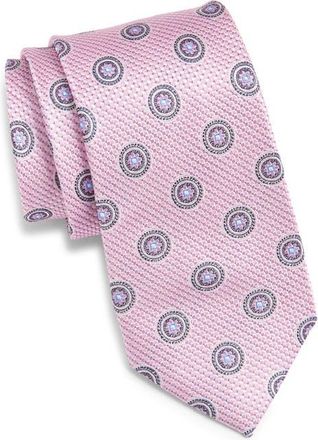 Nordstrom Medallion Silk Tie in Pink at Nordstrom