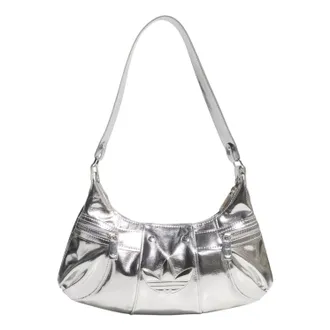 adidas (WMNS) adidas HOBO PU Leather Bag Silver KC2771