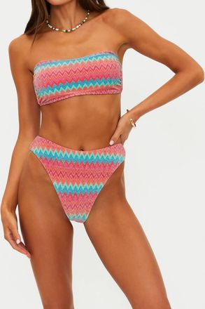 Beach Riot Kelsey Bikini Top And Amarie Bikini Bottom Set In Strawberry Ice