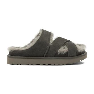 UGG Greenport Cross Strap Slide - Dames - Pantoffels - Bruin - 37 EU - Su&egrave;de - Schoenen