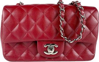 Chanel Grained Calfskin Shoulder Bag (Pre-Owned)