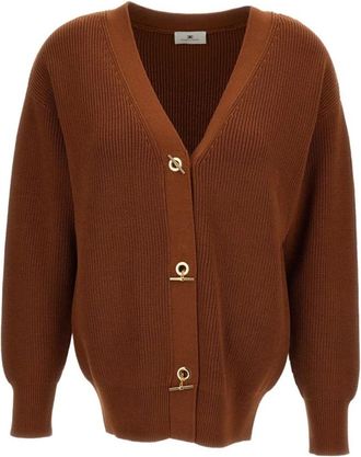 Elisabetta Franchi Donna, Maglie, Marrone, L, new
